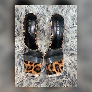 Cheetah Heels Size 8